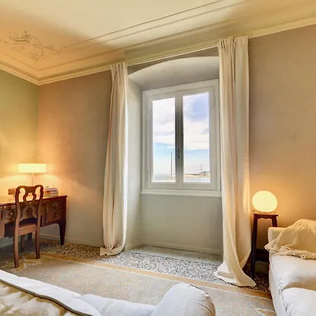 Le Sorelle - Elegante Fronte Mare - 6 Posti Letto - Con Posto Auto Privato דירה